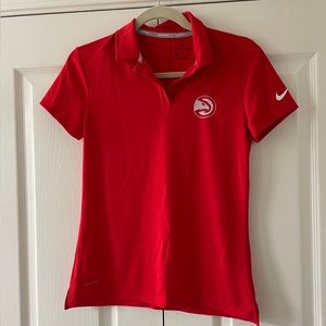 Nike Women Golf Polo Atlanta Hawk